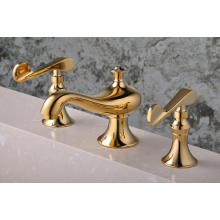 Bathroom Dule Handle Bath Faucet 3 PCS Bathtub Faucet (Q30203G)